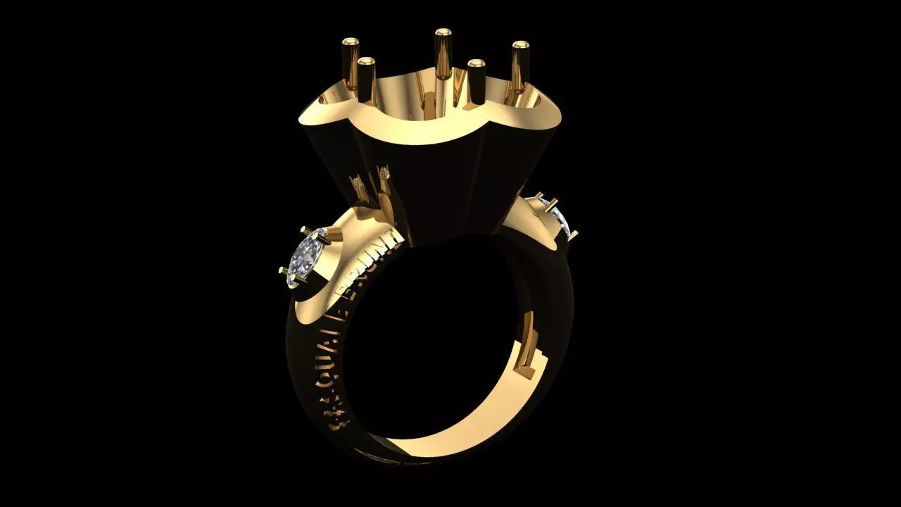 PASQUALE BRUNI RING 3D print model_0