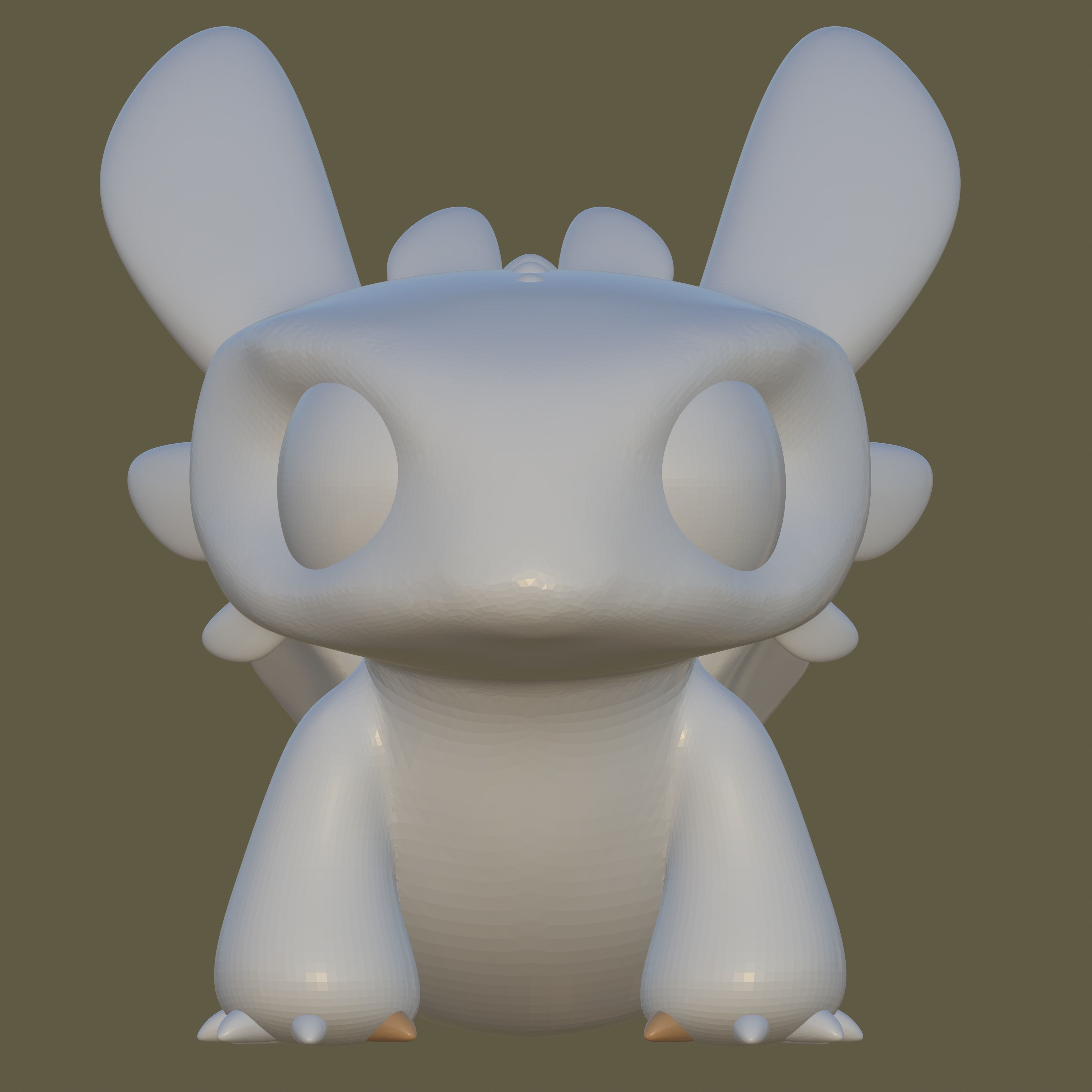 Toothless keychain Free 3D print model_2