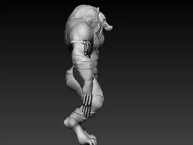 wolf character model