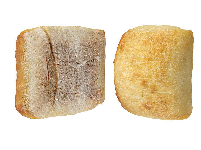 Ciabatta Rolls 3D model 7