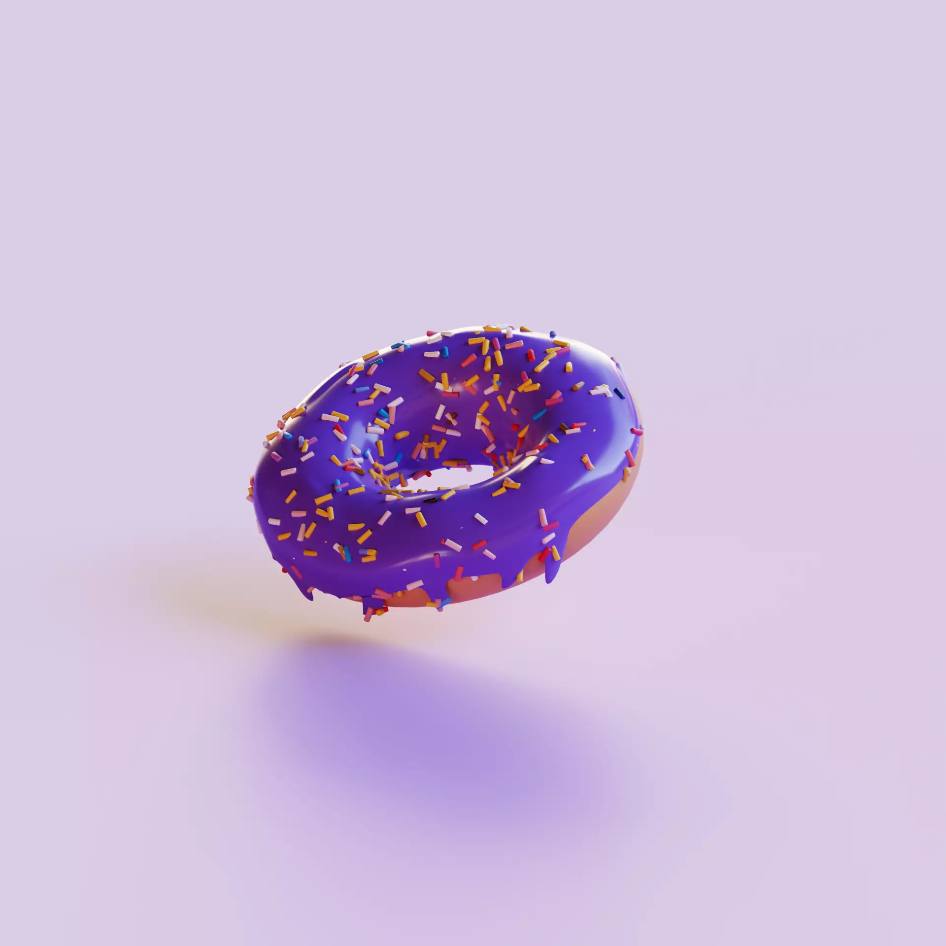 Donut 3D model_0