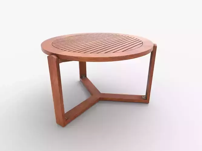 Round Wooden Table