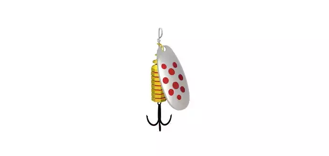 3d spinner fishing 3D model
