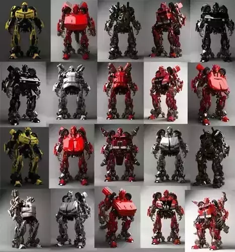 Robot Collection 3D model