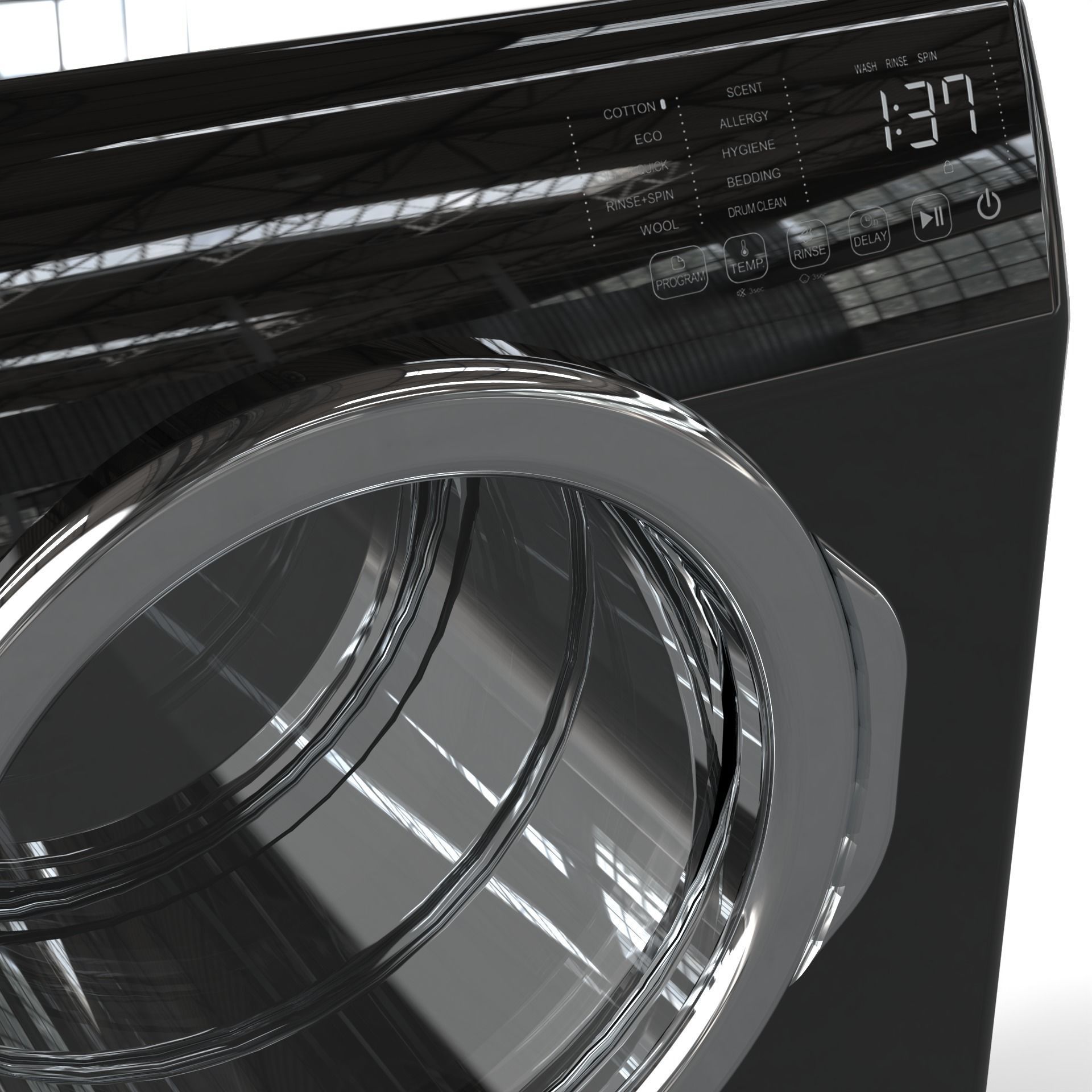 Washing Machine WF328AAG SAMSUNG 3D model_2