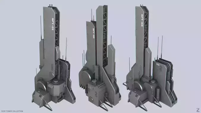Scifi tower collection 