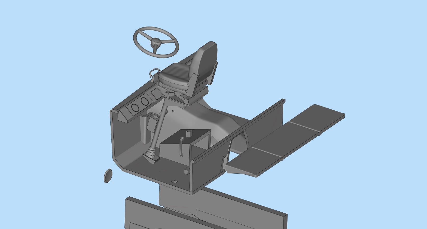 STL printable the Swedish F88 F89 series of heavy duty trucks  3D print model_21