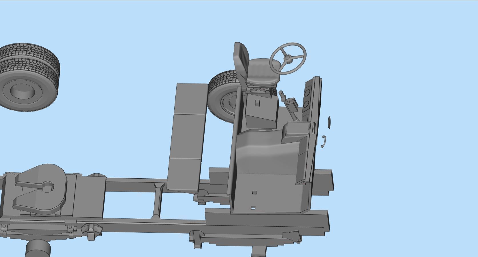 STL printable the Swedish F88 F89 series of heavy duty trucks  3D print model_9