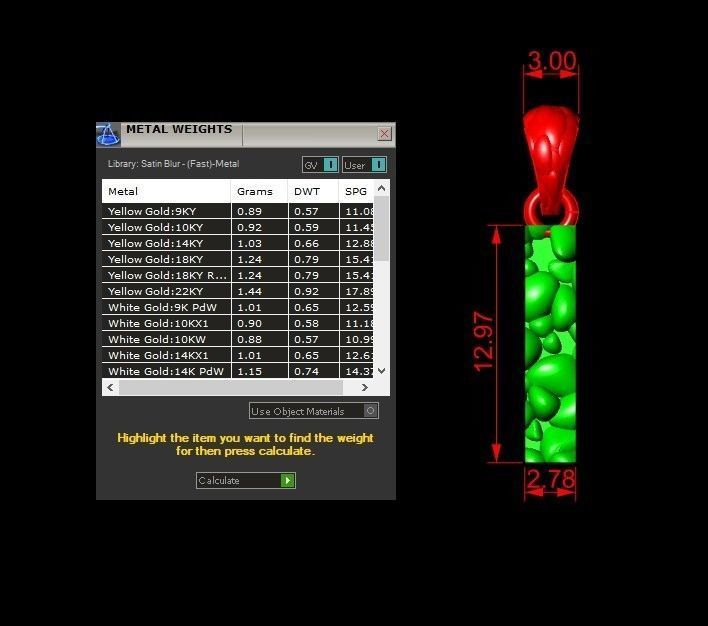 I LETTER Alphabet ROCKS PENDANT 3D print model 3D print model_1