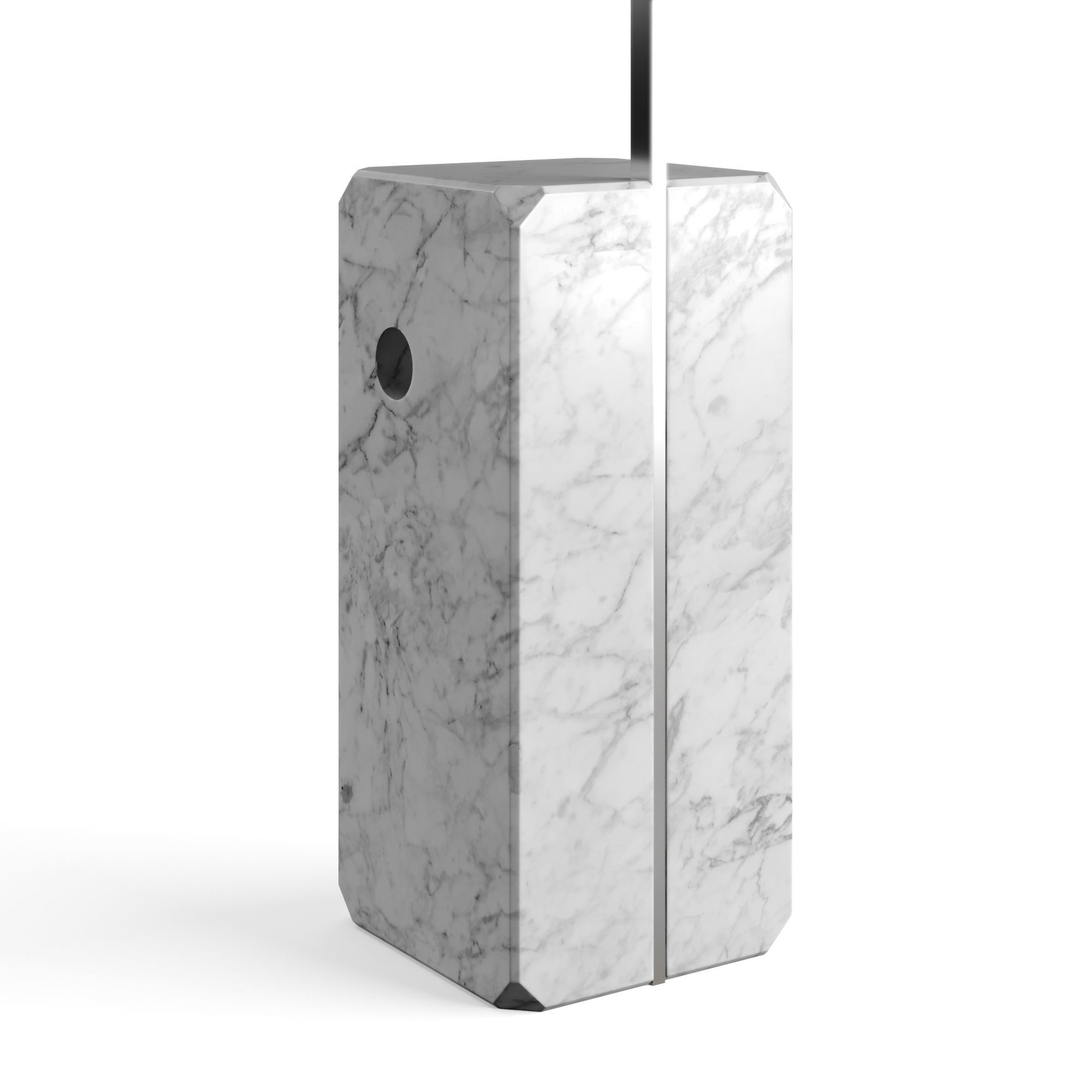 Arco LED floor lamp by Flos 3D model_4