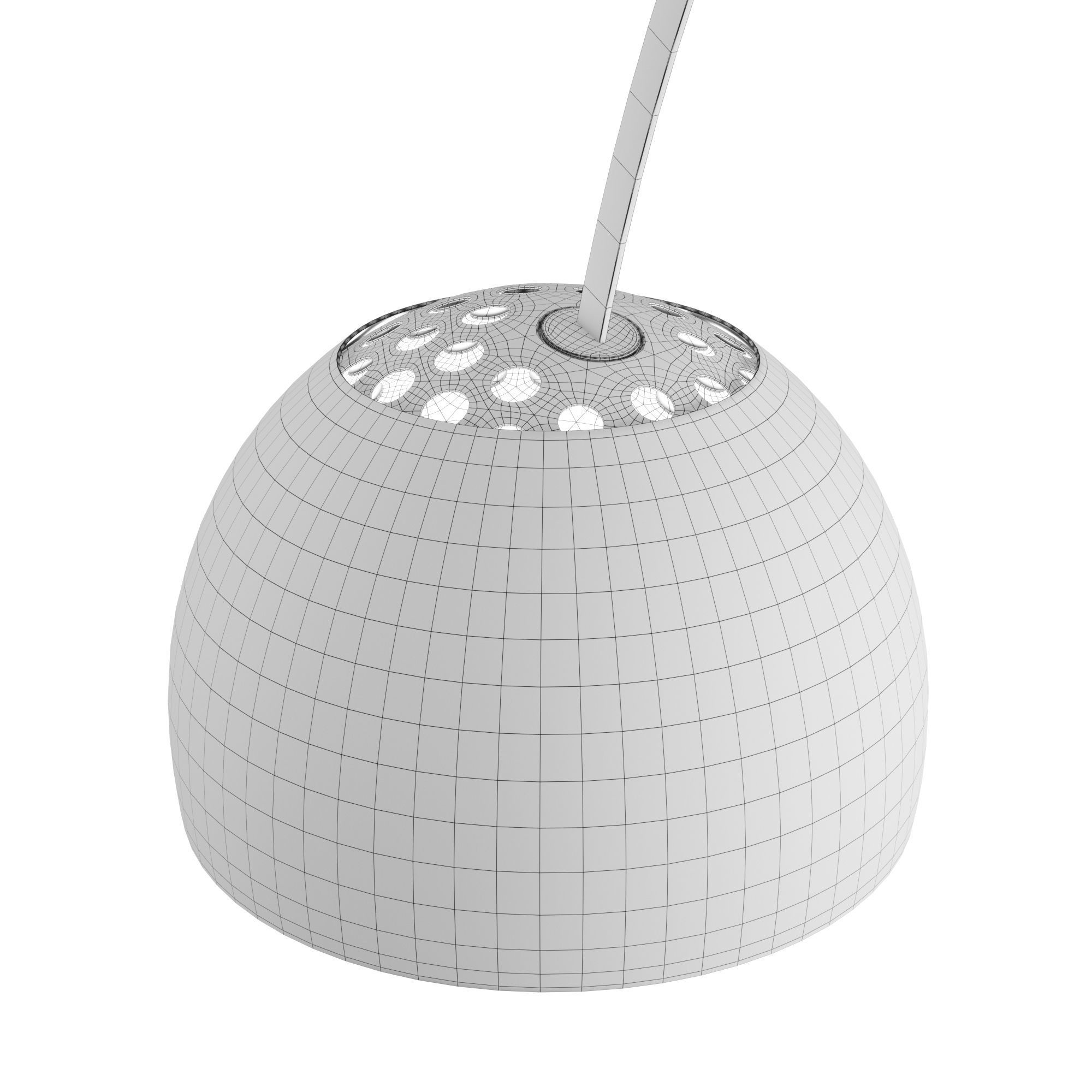 Arco LED floor lamp by Flos 3D model_3