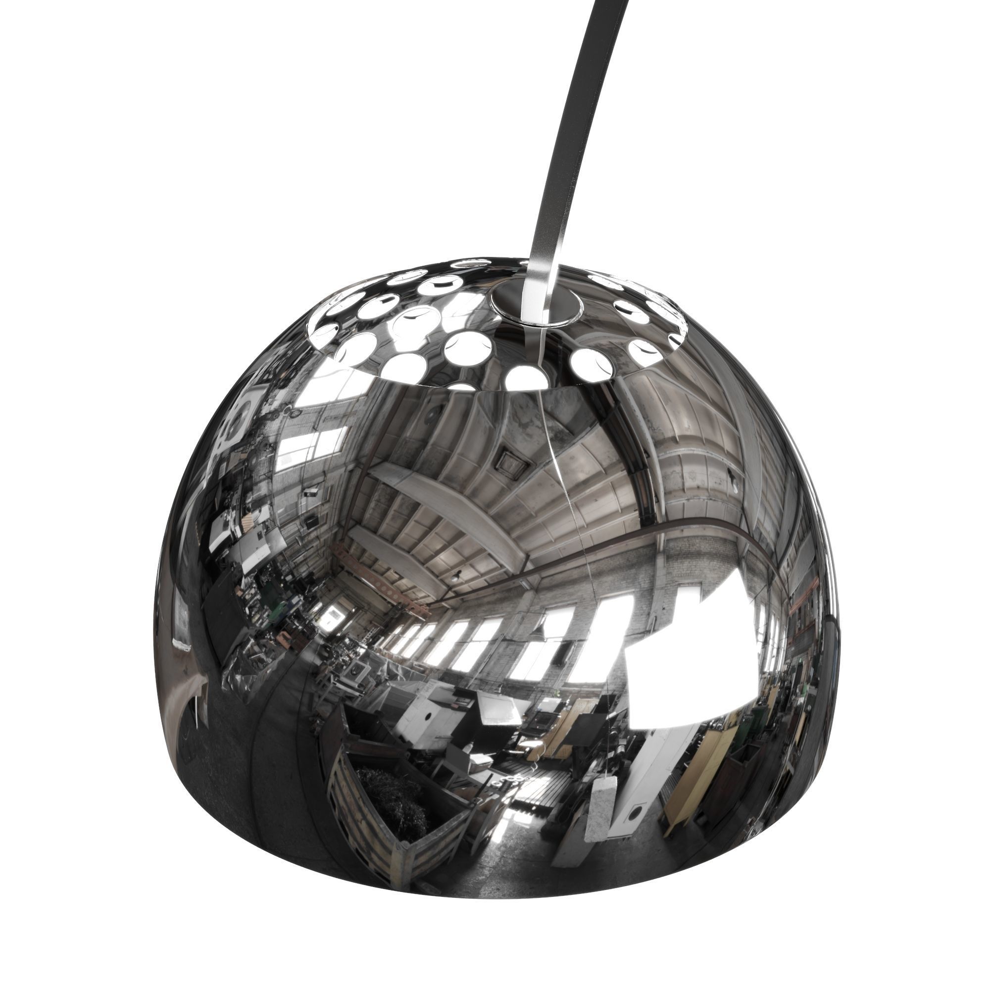 Arco LED floor lamp by Flos 3D model_2