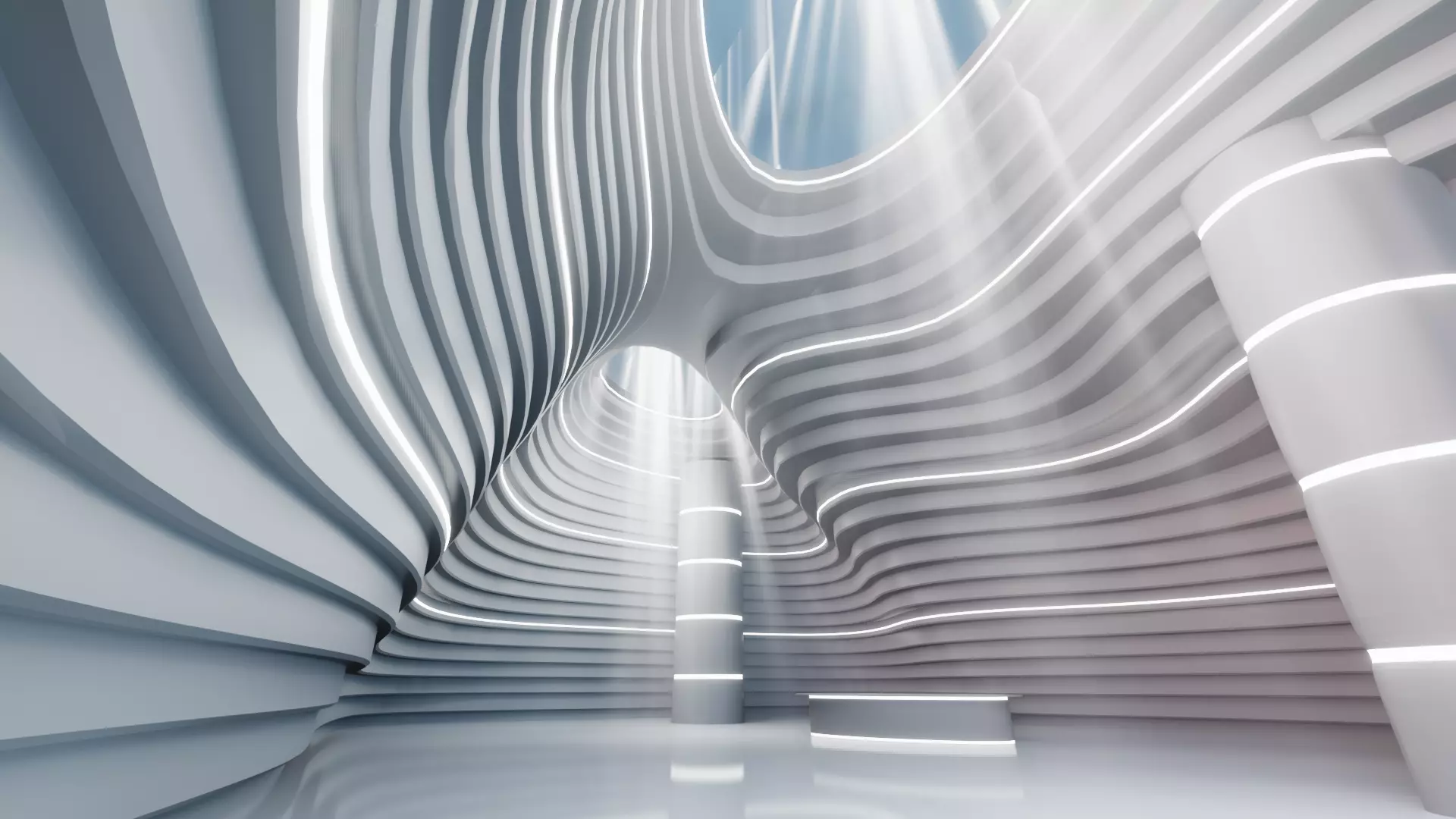 Sci-fi Interiors Set model 3D model_0