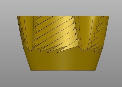 Hand Grip Nut 3D print model_5