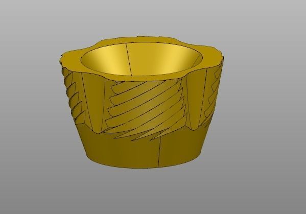 Hand Grip Nut 3D print model_4
