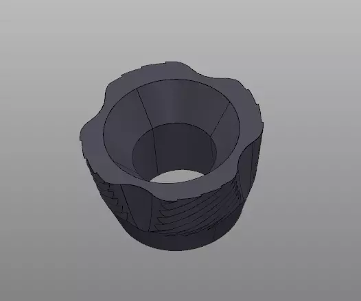 Hand Grip Nut 3D print model_0