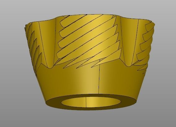 Hand Grip Nut 3D print model_7