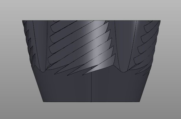 Hand Grip Nut 3D print model_2