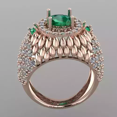 Wedding Engagement Women Ring 3D print model