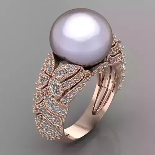 Wedding Engagement Women Ring 3D print model