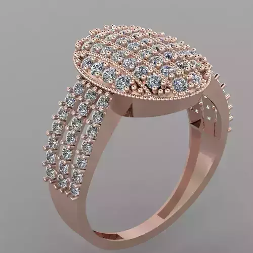 Wedding Engagement Women Ring 3D print model