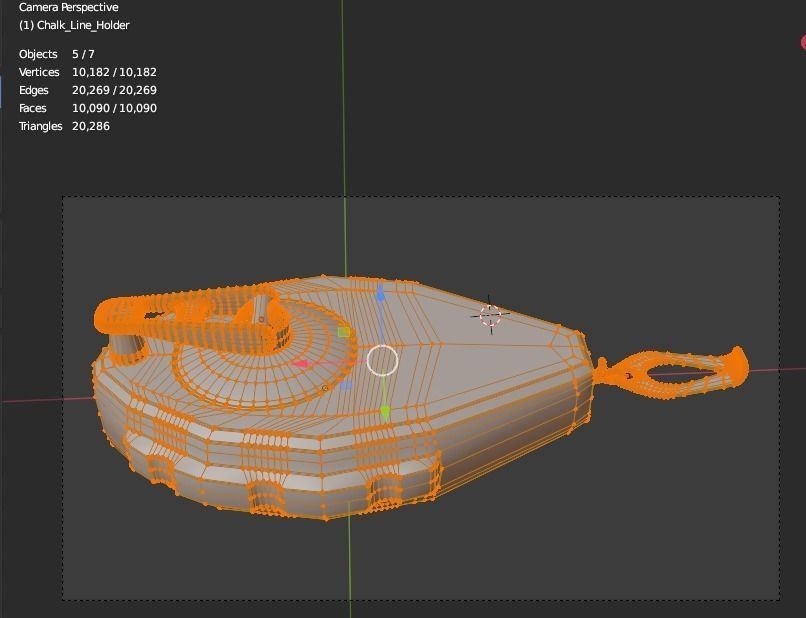 Chalk Line 3D model_12
