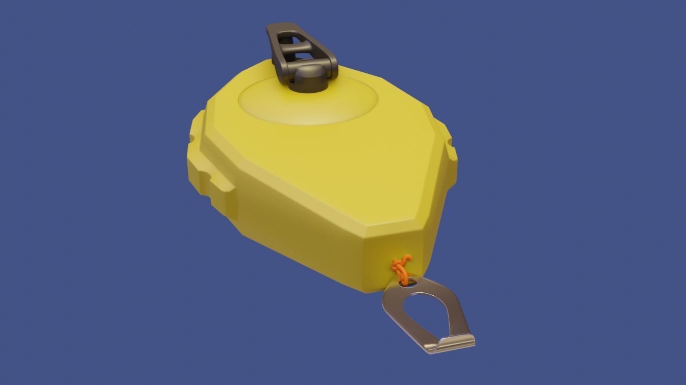 Chalk Line 3D model_2