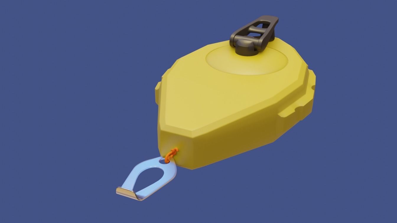 Chalk Line 3D model_1