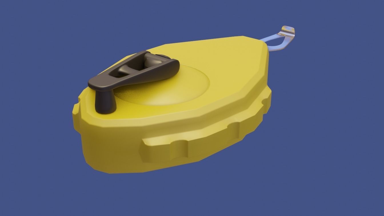 Chalk Line 3D model_3