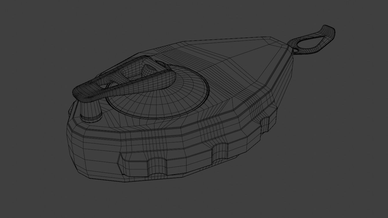 Chalk Line 3D model_9
