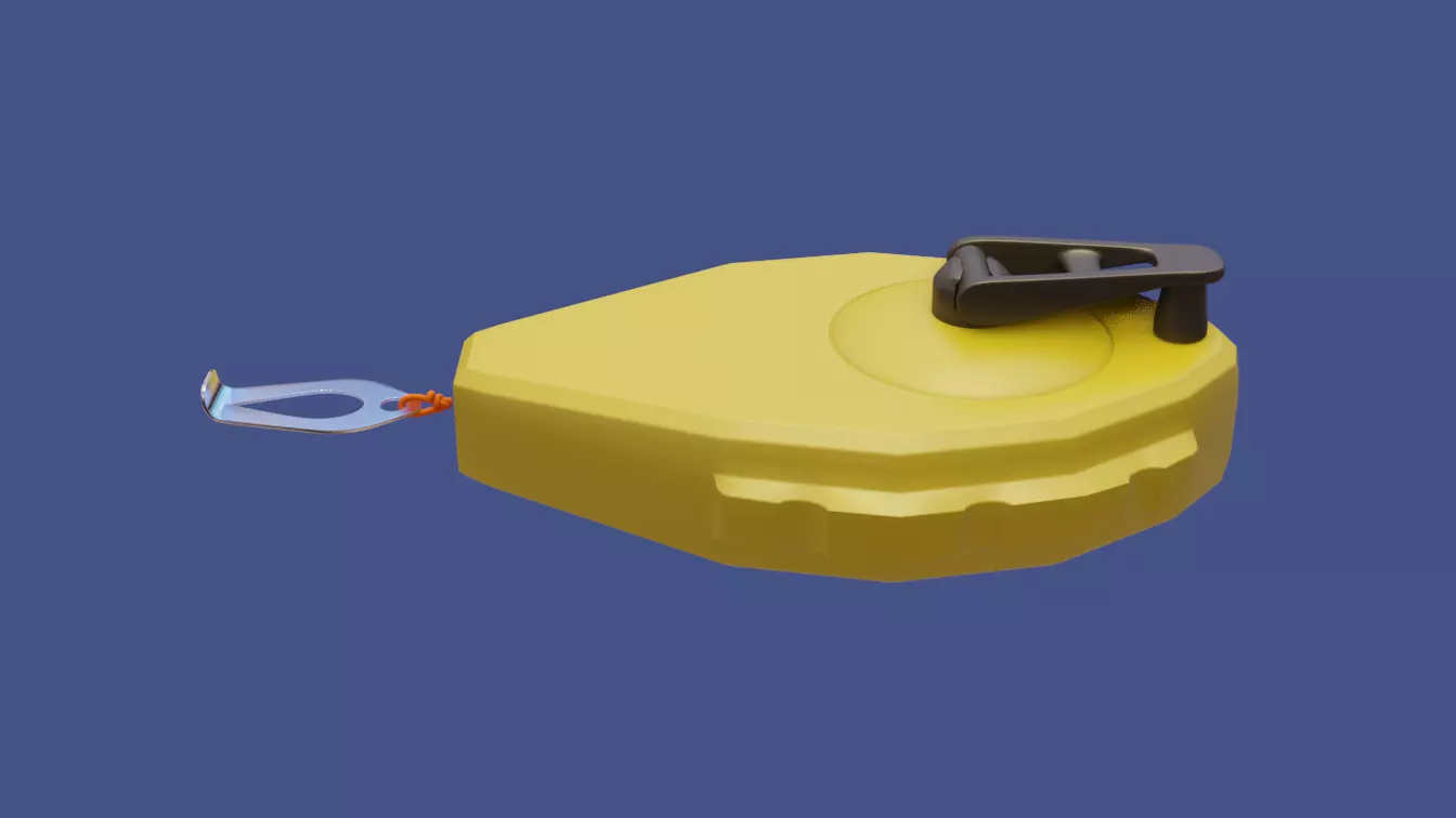 Chalk Line 3D model_0