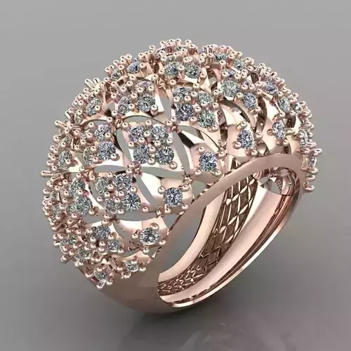 Wedding Engagement Women Ring 3D print model