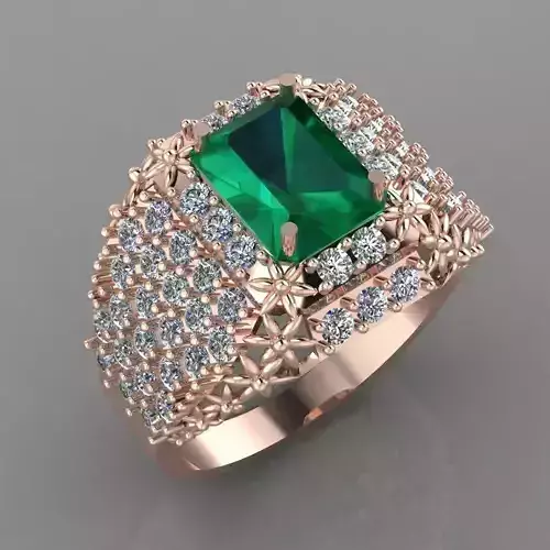 Wedding Engagement Women Ring 3D print model