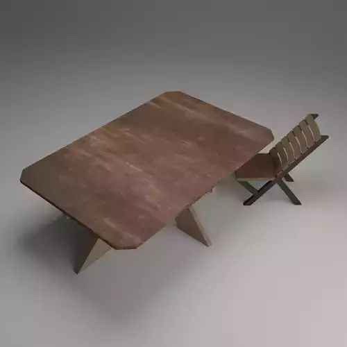 Table and chair