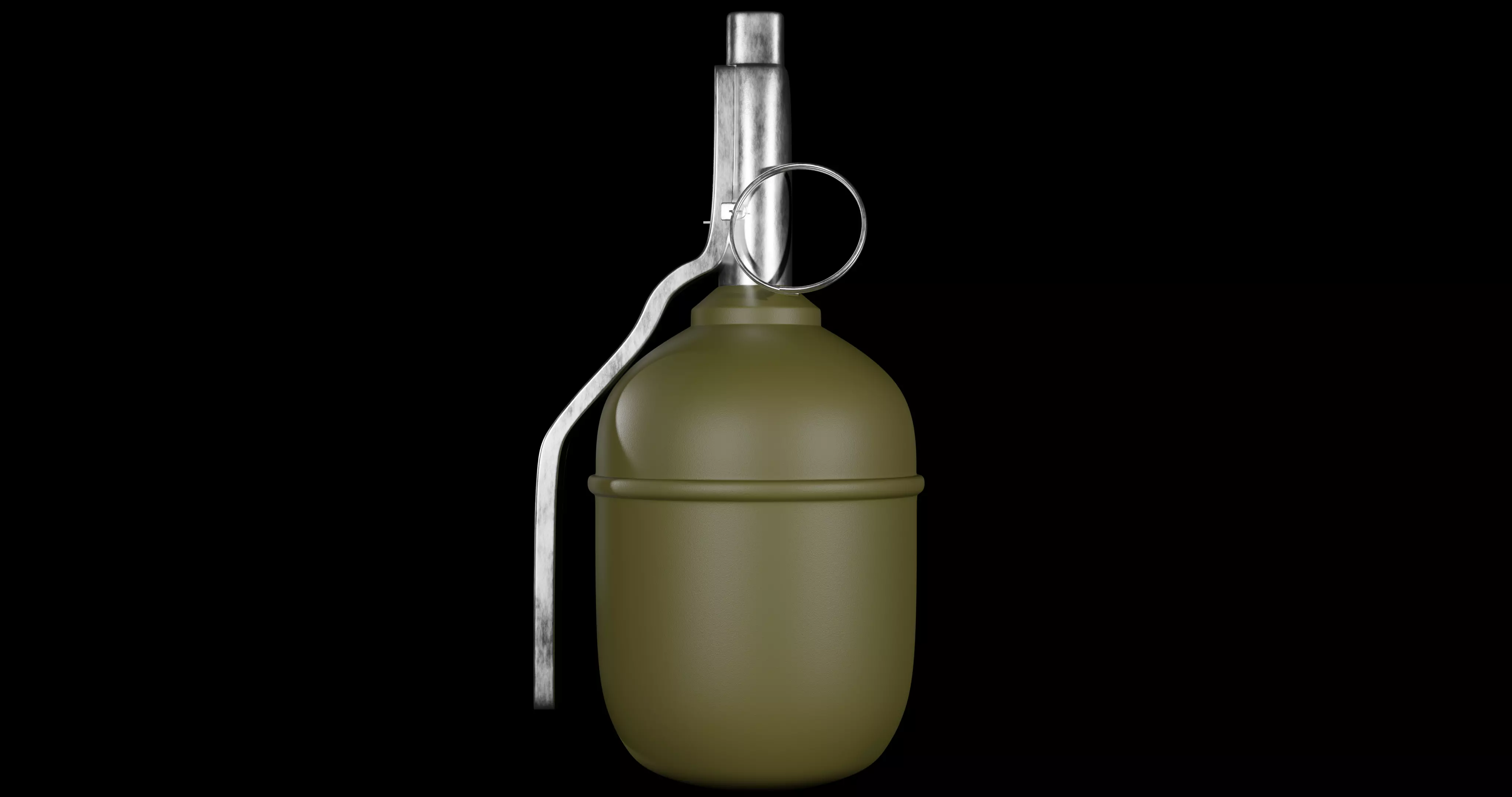 RGD-5 Grenade - made in Blender Low-poly 3D model_0
