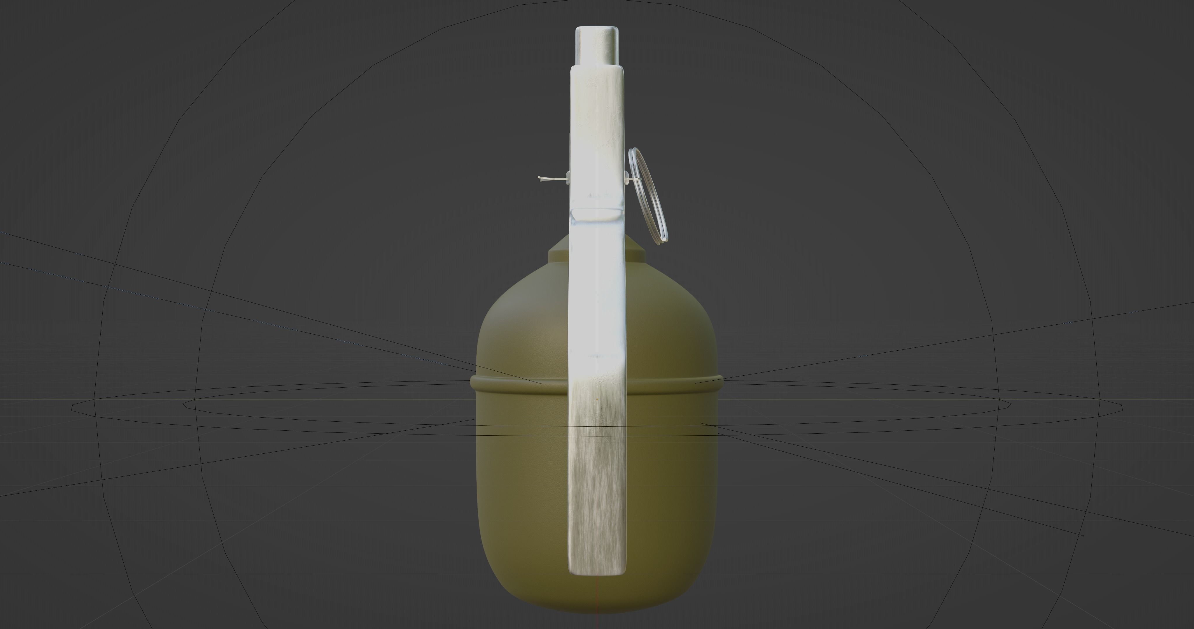 RGD-5 Grenade - made in Blender Low-poly 3D model_7