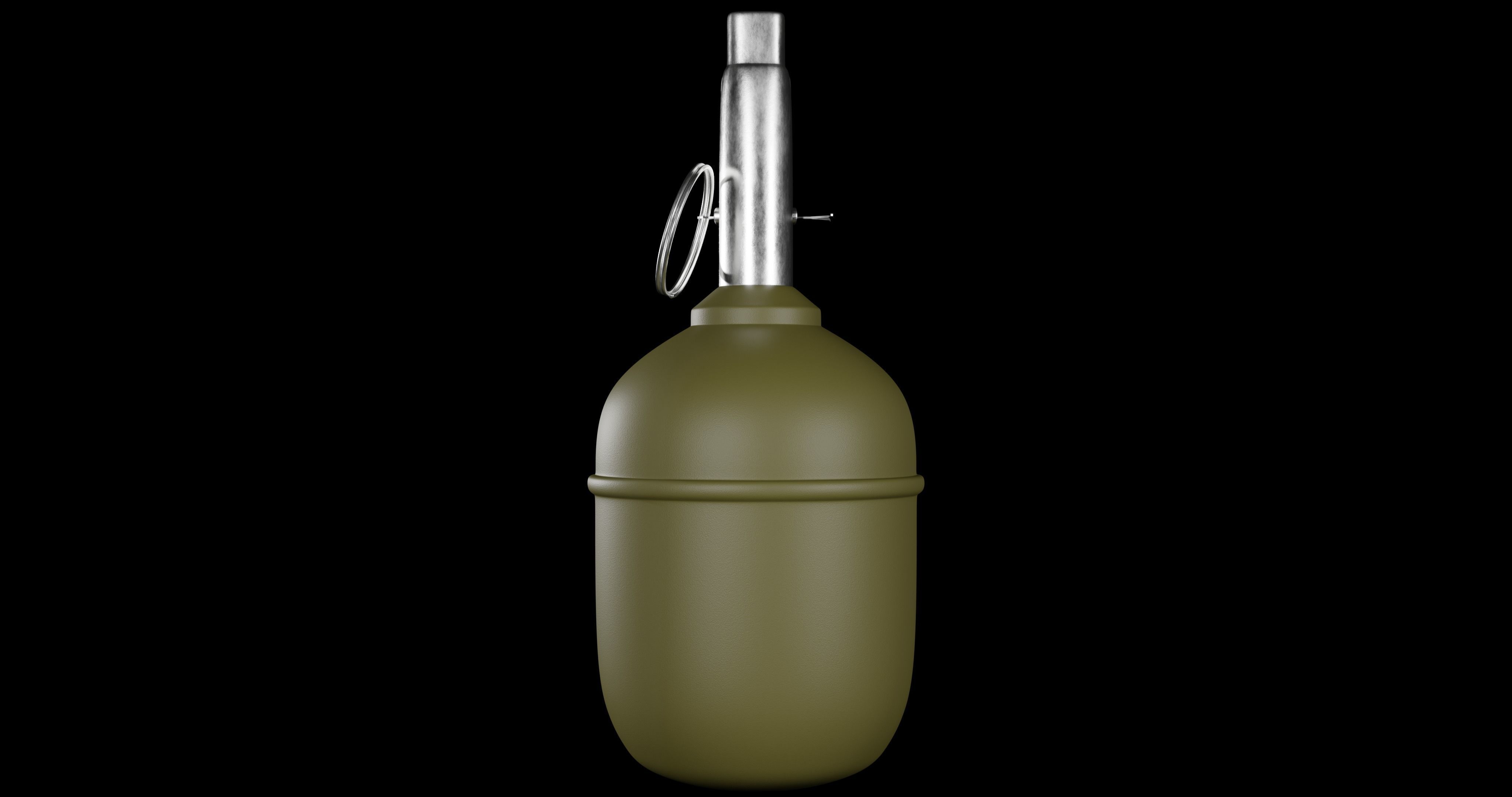 RGD-5 Grenade - made in Blender Low-poly 3D model_2