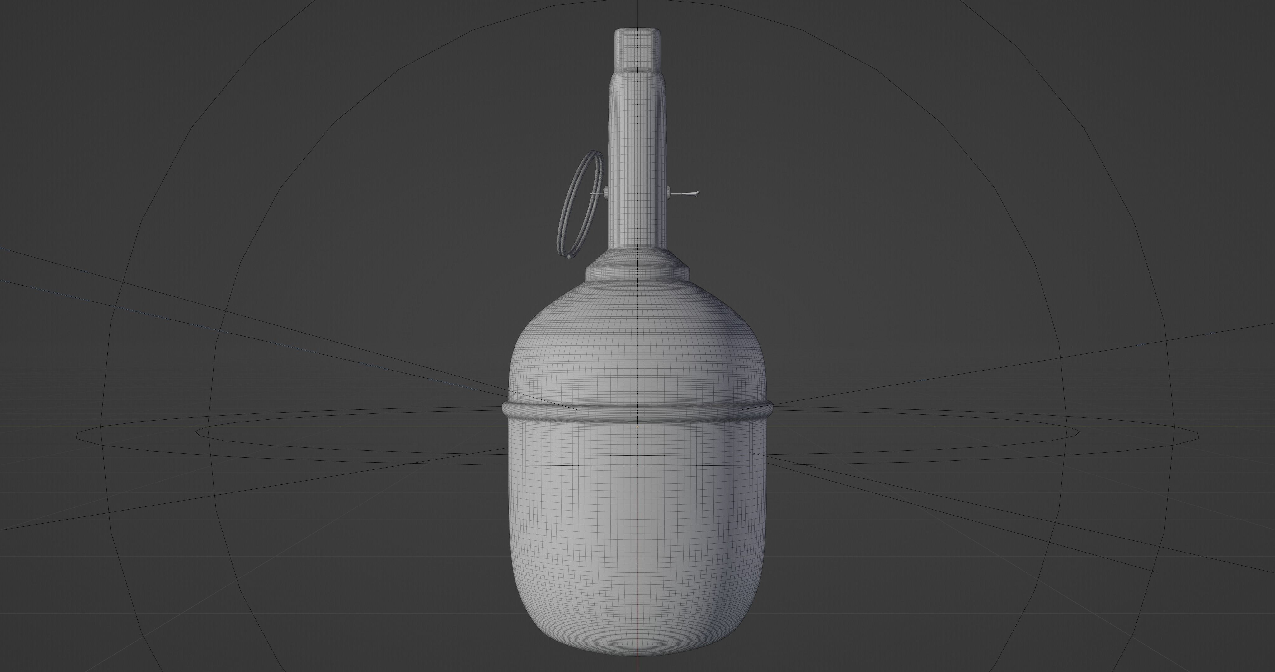 RGD-5 Grenade - made in Blender Low-poly 3D model_14