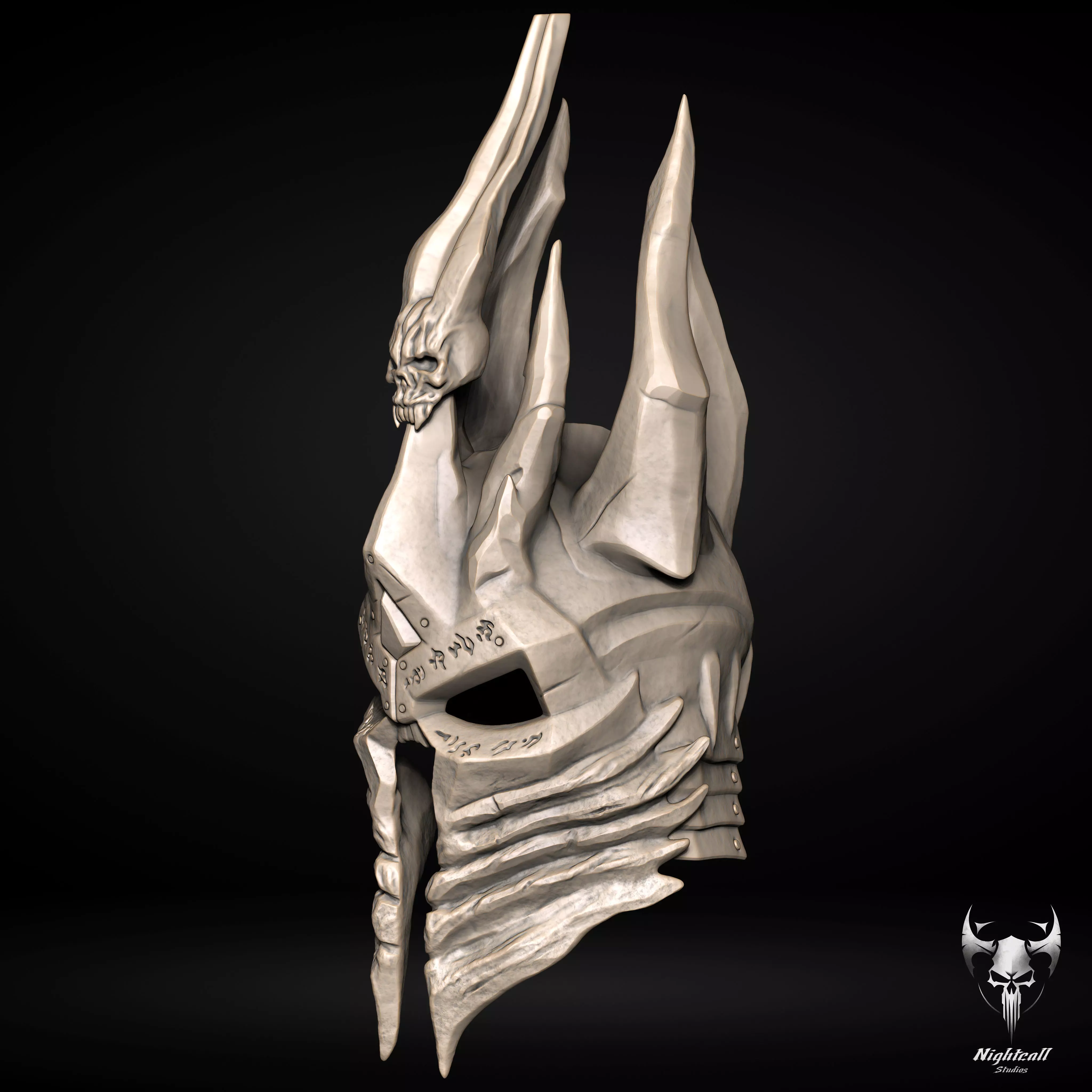 Warcraft Lich King Helmet - Helm of Domination 3D print model 3D print model_1