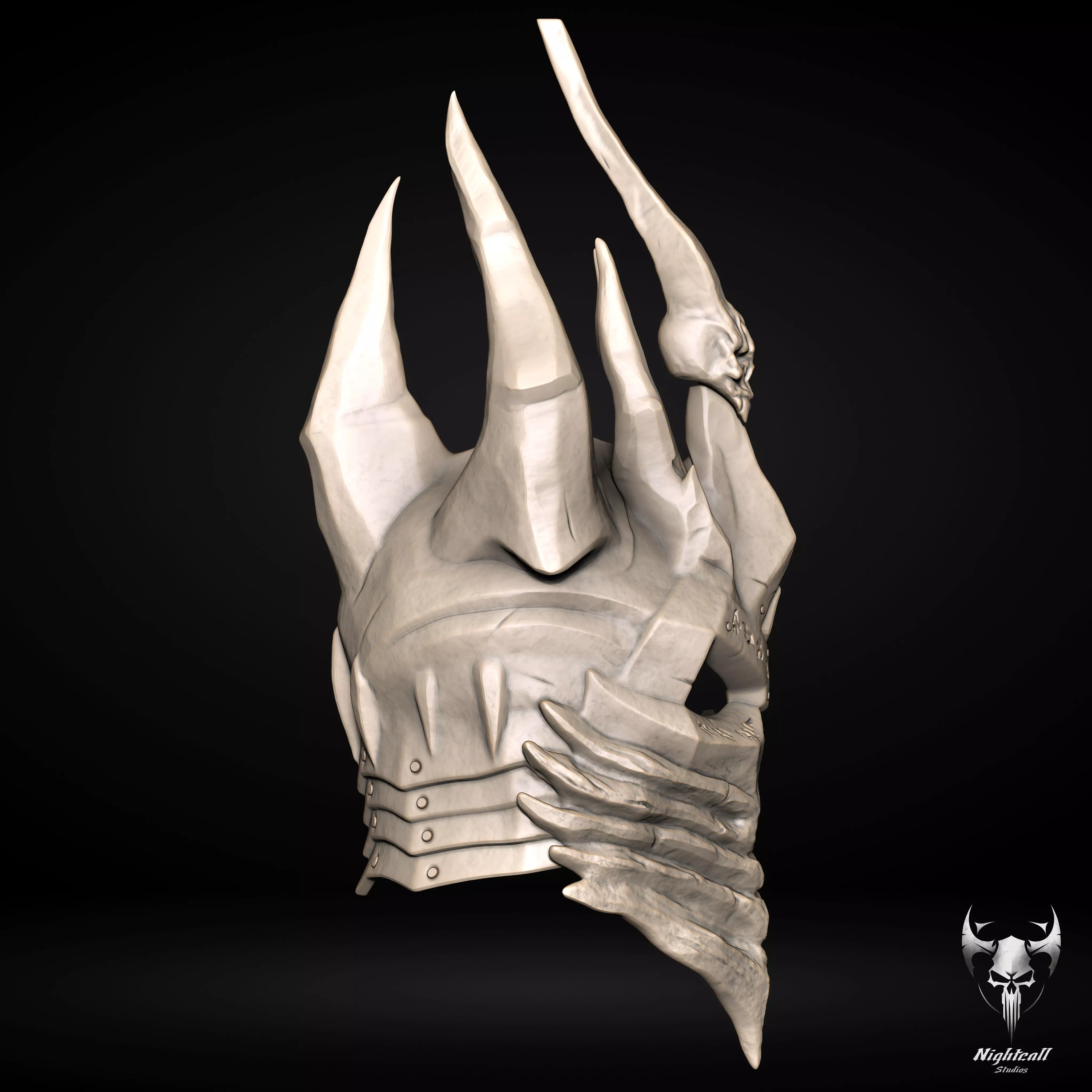 Warcraft Lich King Helmet - Helm of Domination 3D print model 3D print model_3
