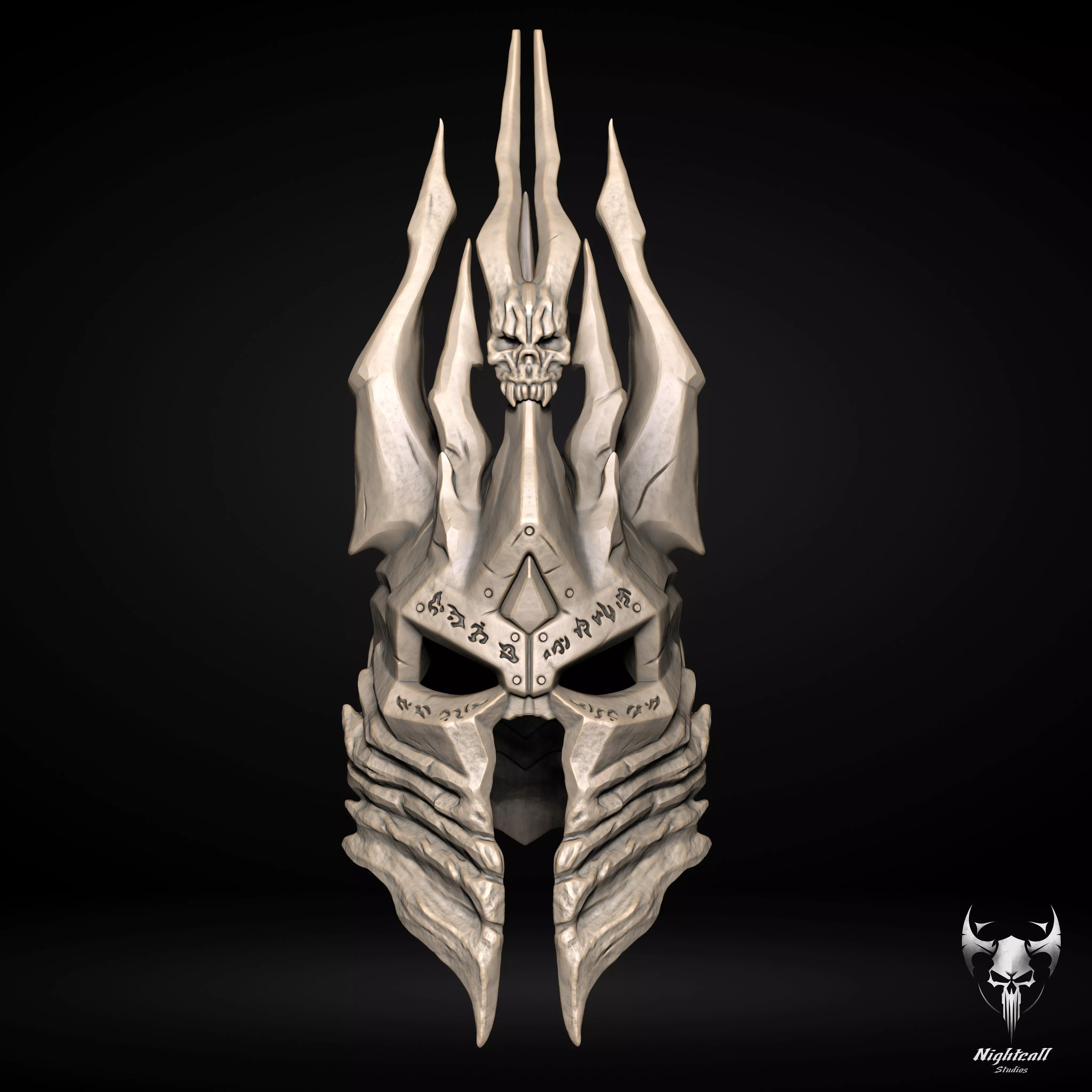 Warcraft Lich King Helmet - Helm of Domination 3D print model 3D print model_0