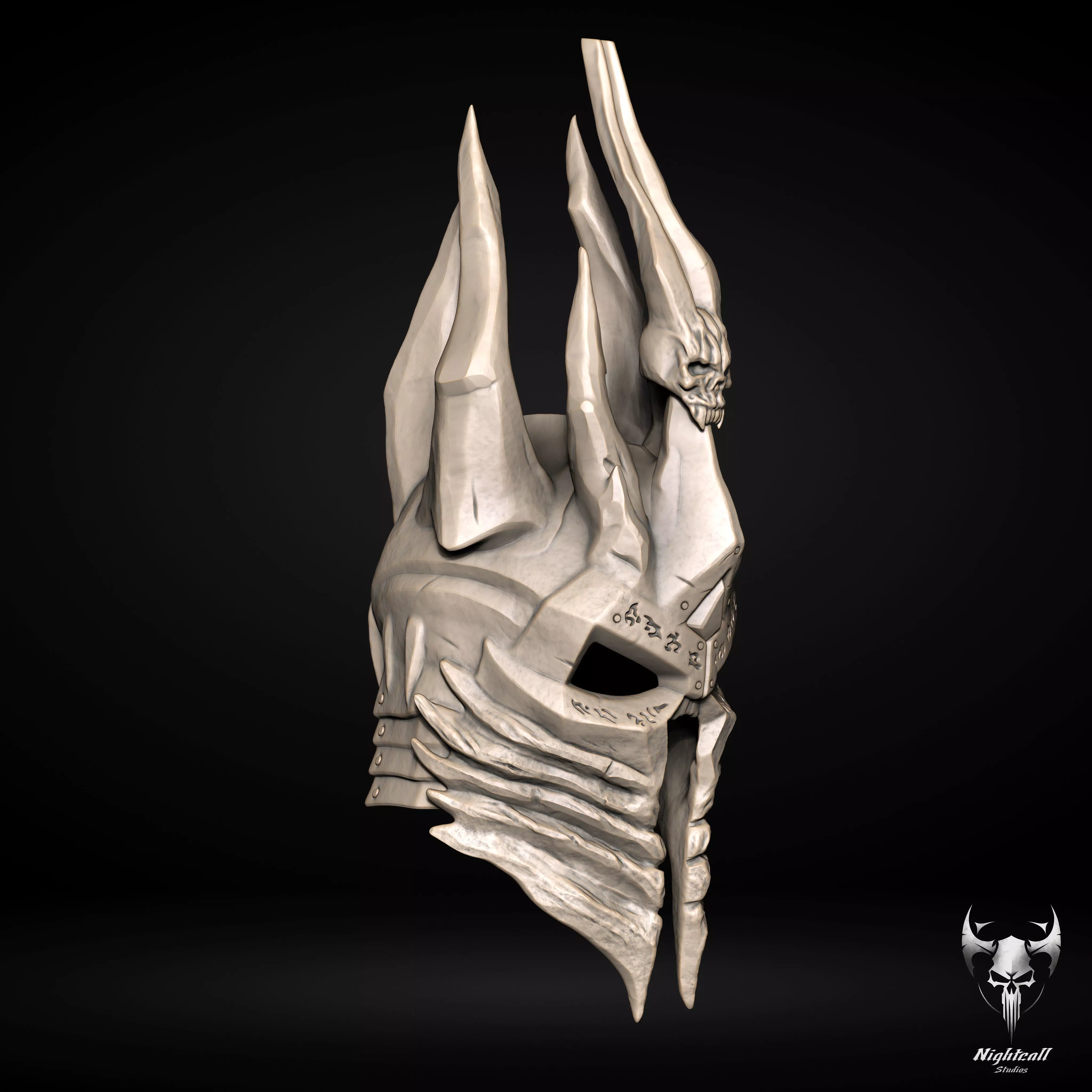 Warcraft Lich King Helmet - Helm of Domination 3D print model 3D print model_2