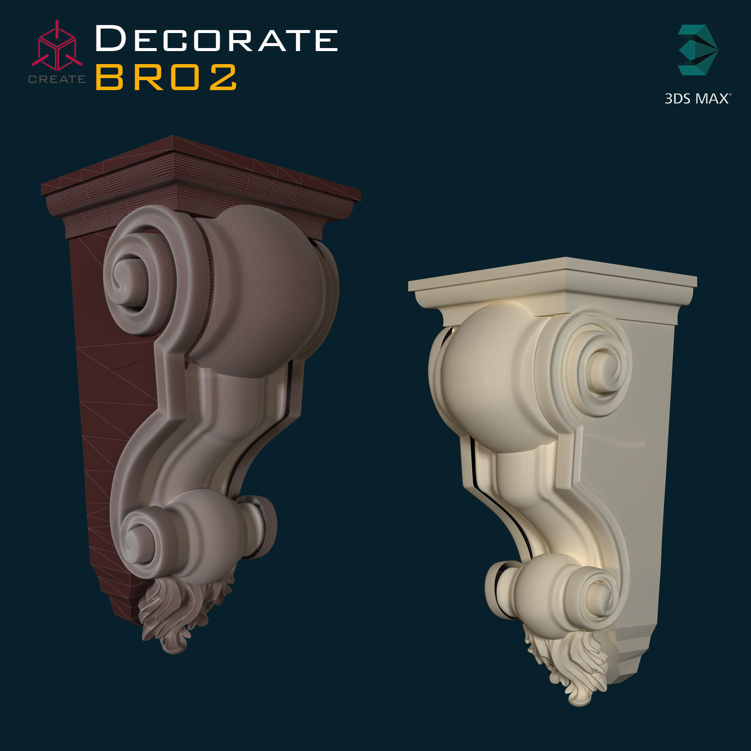 Bracket 02 3D model_1