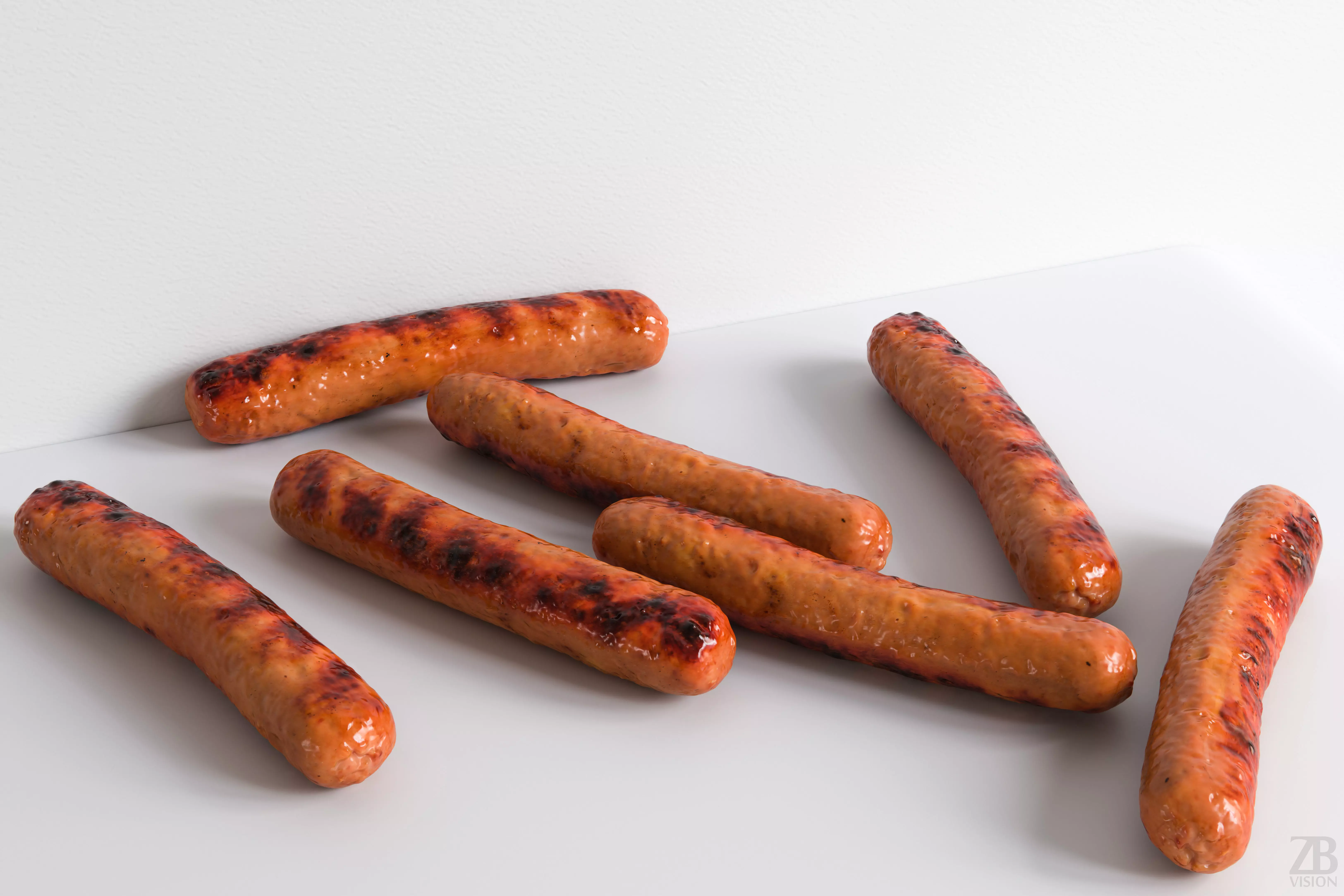 Sausage 3D model_0