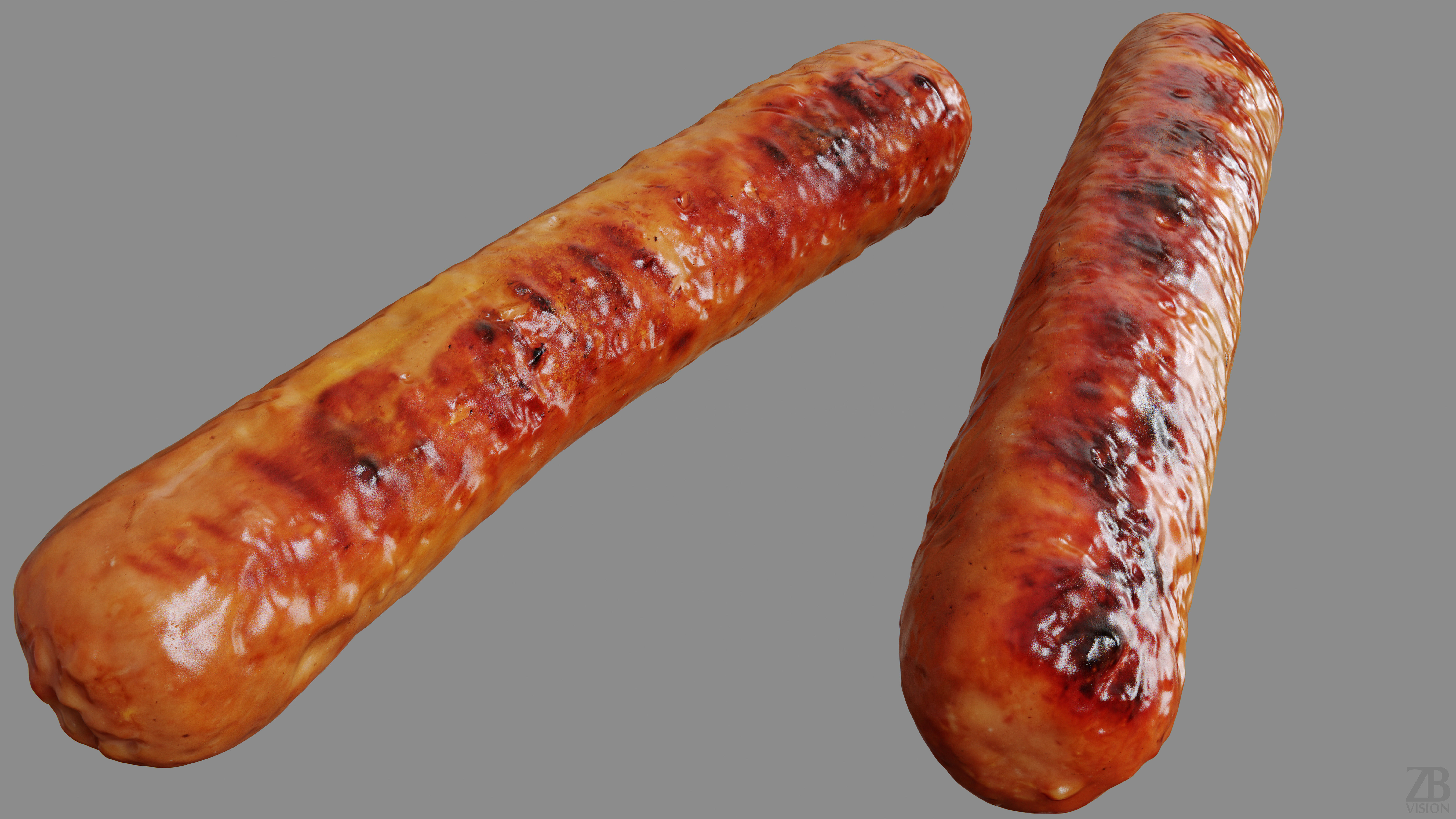 Sausage 3D model_9