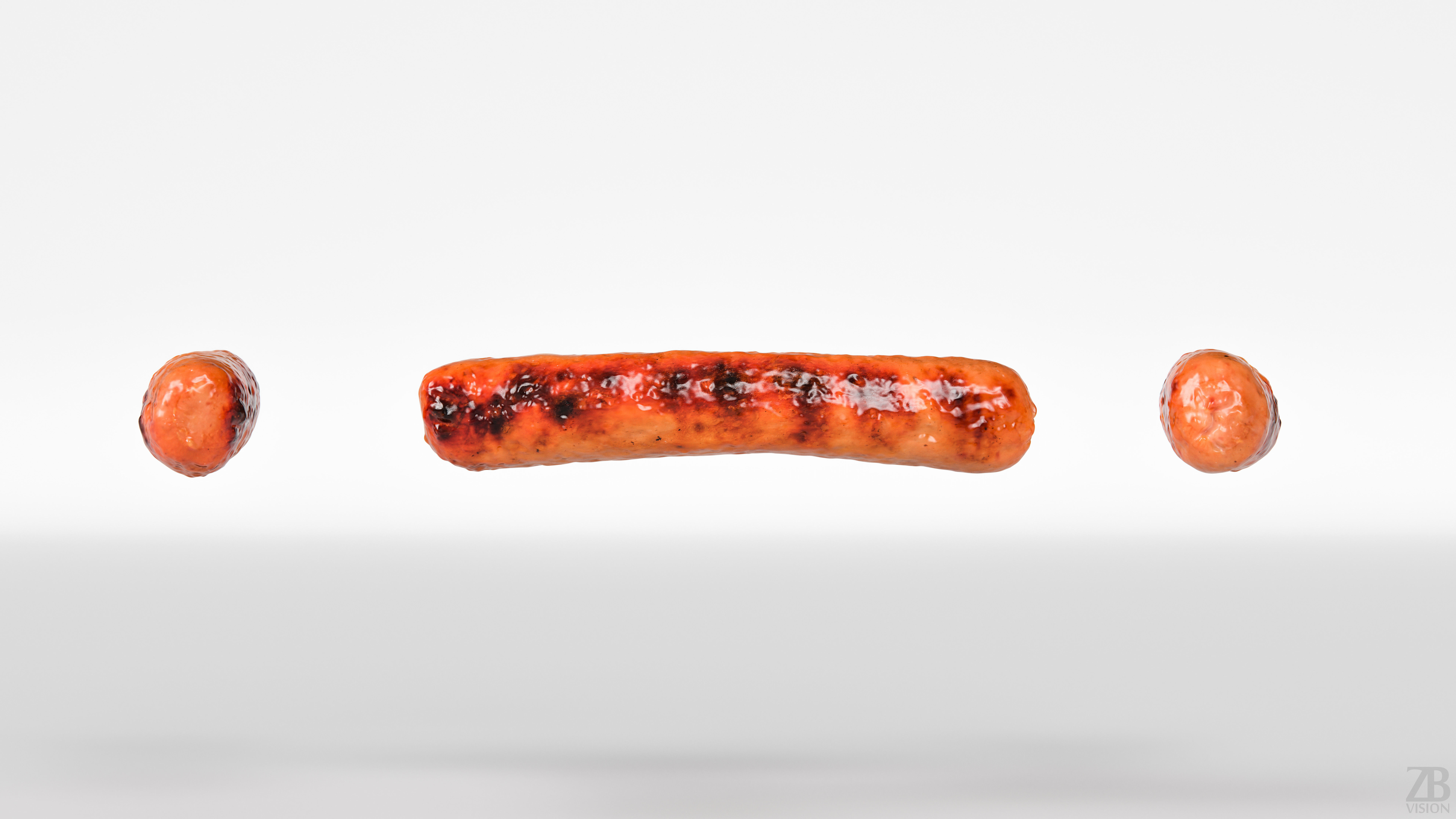 Sausage 3D model_4