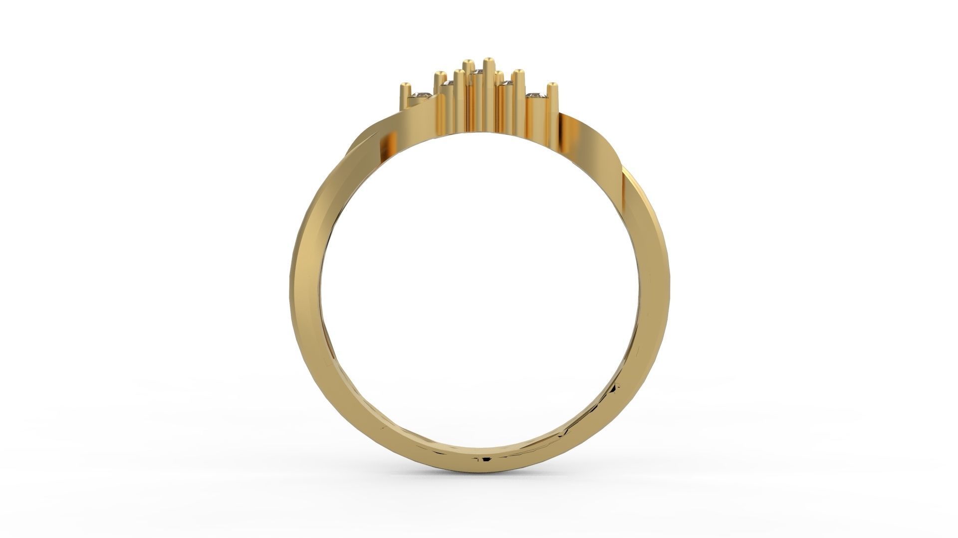 Minimalist Ring 1054 3D print model_1