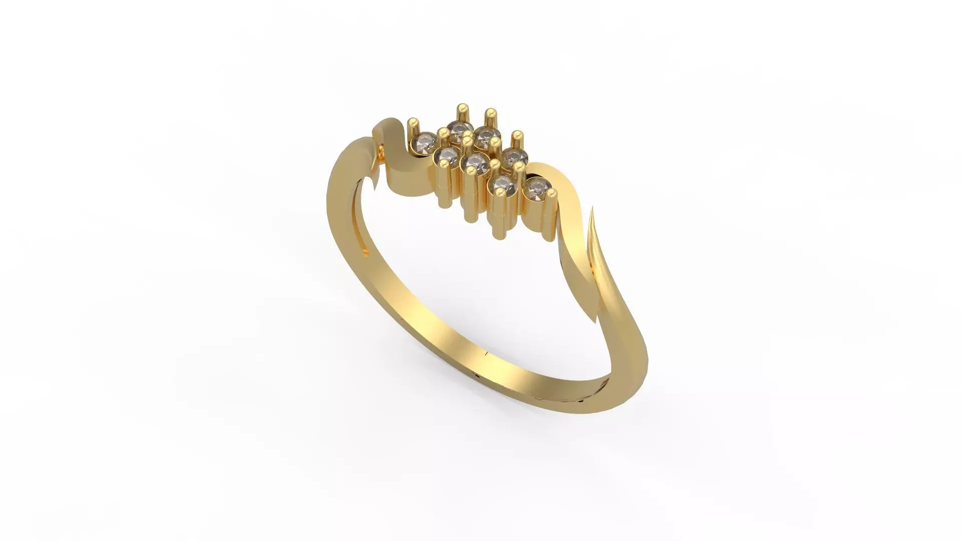 Minimalist Ring 1054 3D print model_0