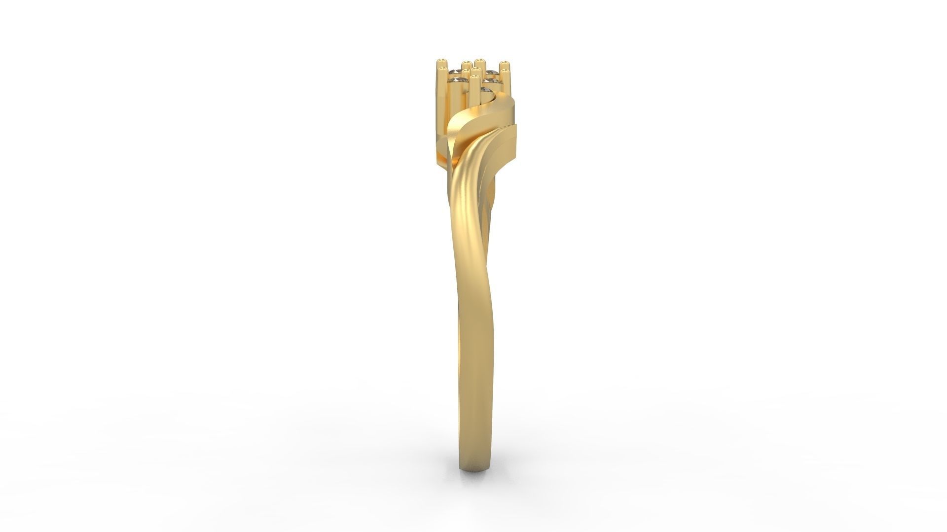 Minimalist Ring 1054 3D print model_2