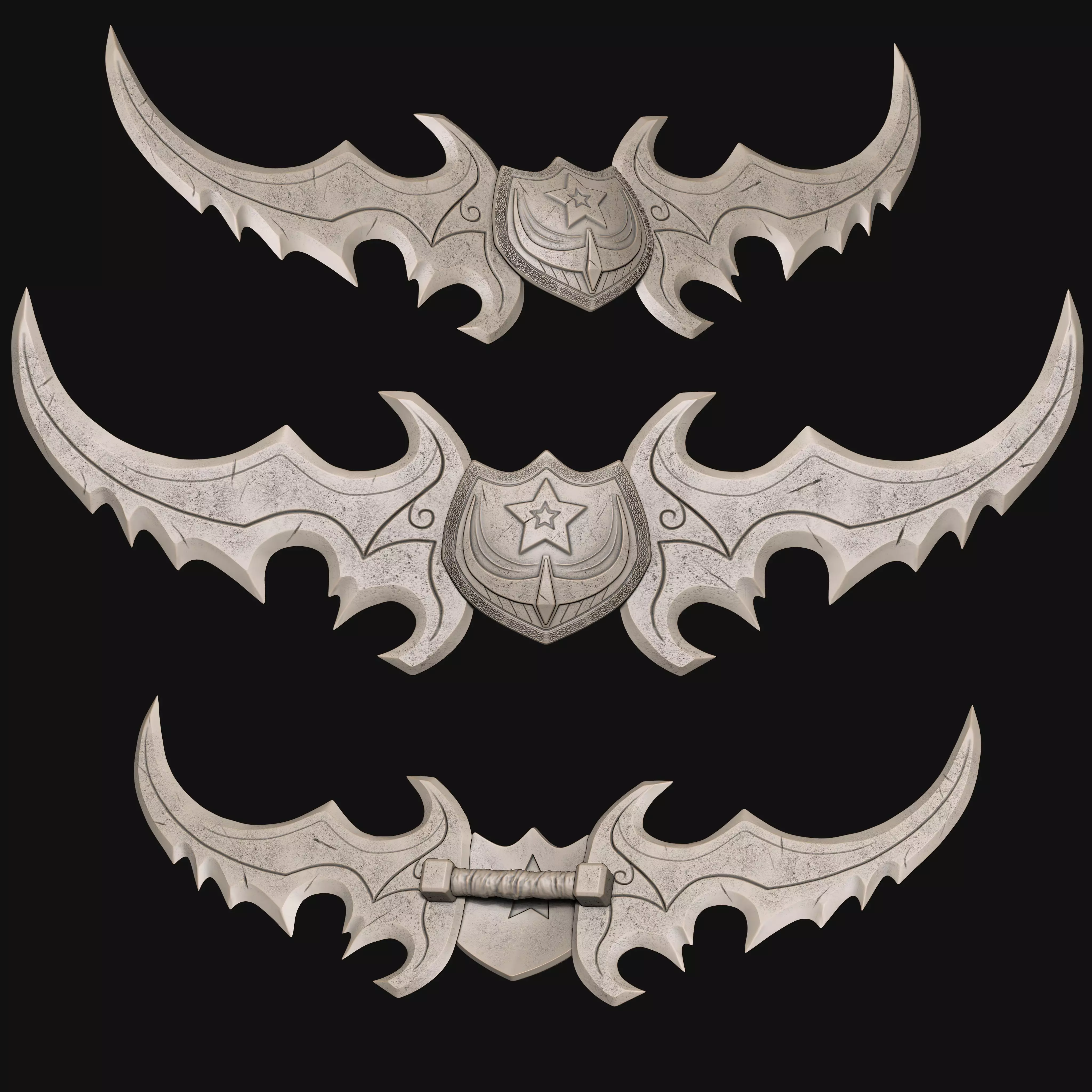 Warglaives of Azzinoth - Illidan Stormrage Weapon 3D print model 3D print model